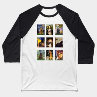 Famous Fine Art Masterpieces Adapted to Include Cocker Spaniels Baseball T-Shirt